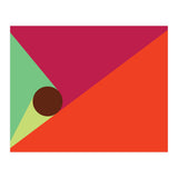 Geometric Shapes No. 25 - orange, mint & purple (Print Only) thumbnail
