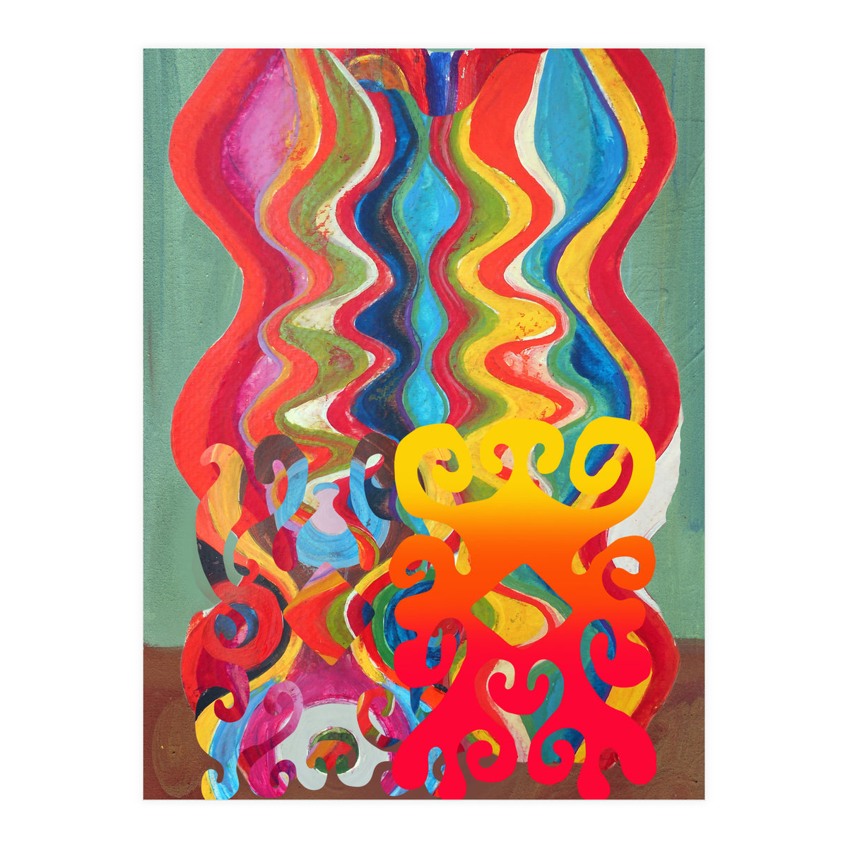 Pop Abstract Asimetrico A7 (Print Only)