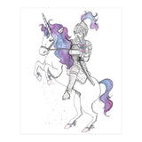 Unicorn Knight (Print Only) thumbnail