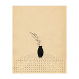 Abstract still life, vase and plant (Print Only) thumbnail