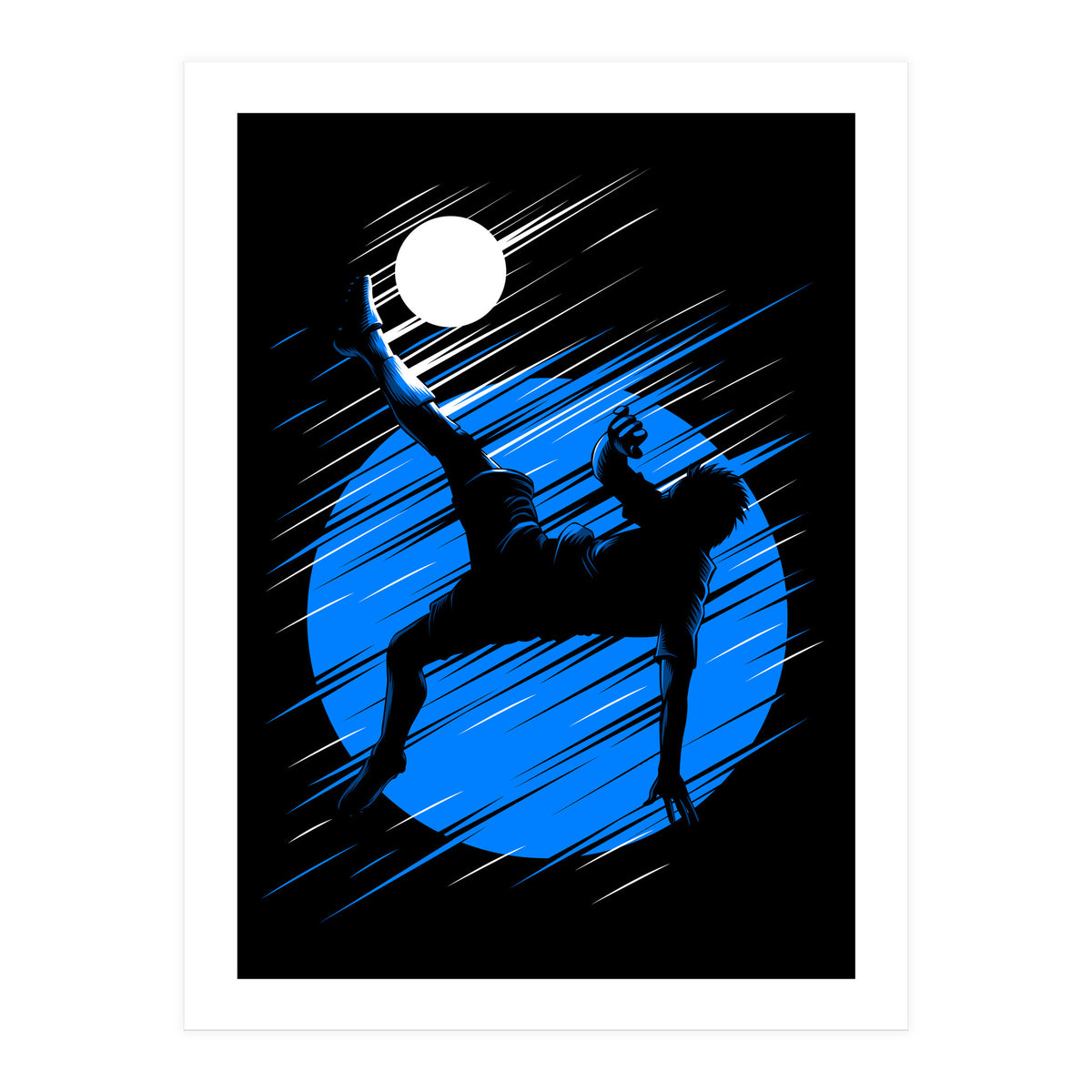 Soccer moon (Print Only)