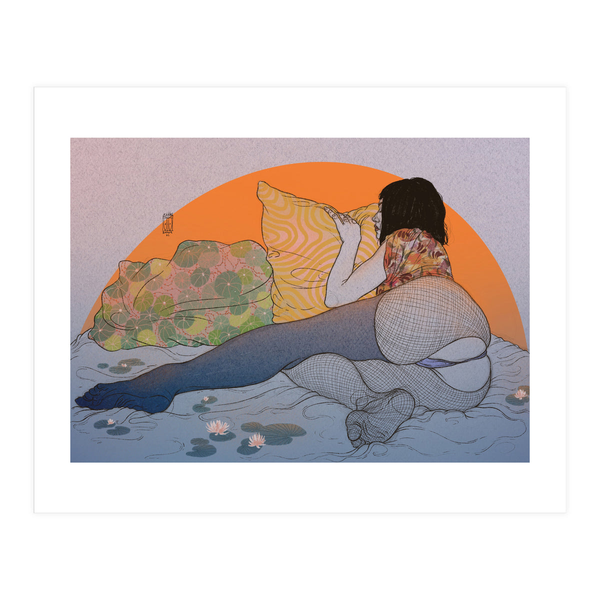 The sea that calms me down (Print Only)