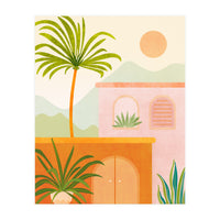 Tropical Mountain Village (Print Only)
