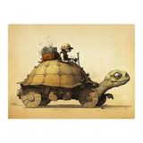 Tortoise Car Steampunk Illustration (Print Only) thumbnail