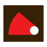 Geometric Shapes No. 51 - red & brown (Print Only) thumbnail