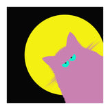 Full Moon Lilac Cat  (Print Only) thumbnail