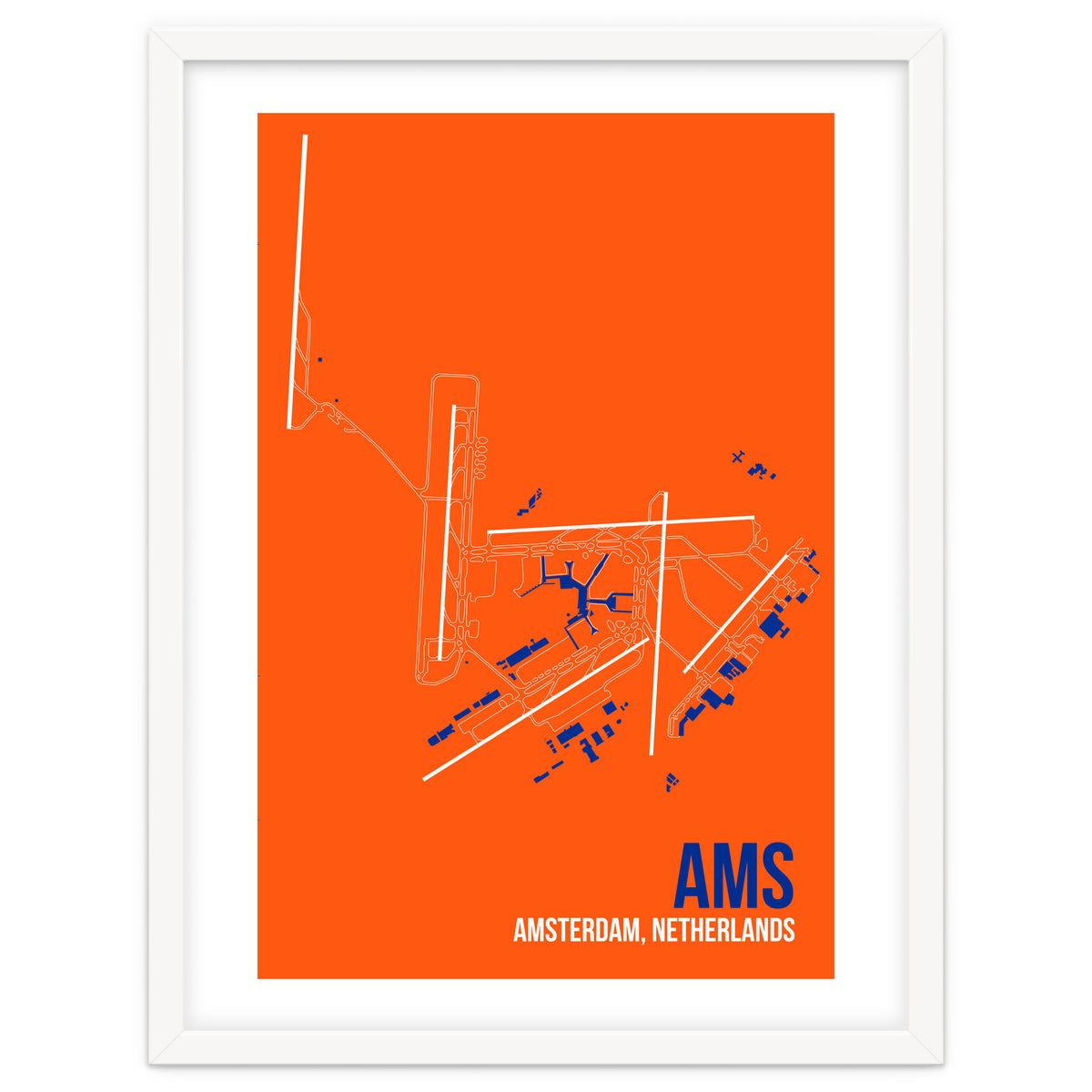 Amsterdam Airport Layout