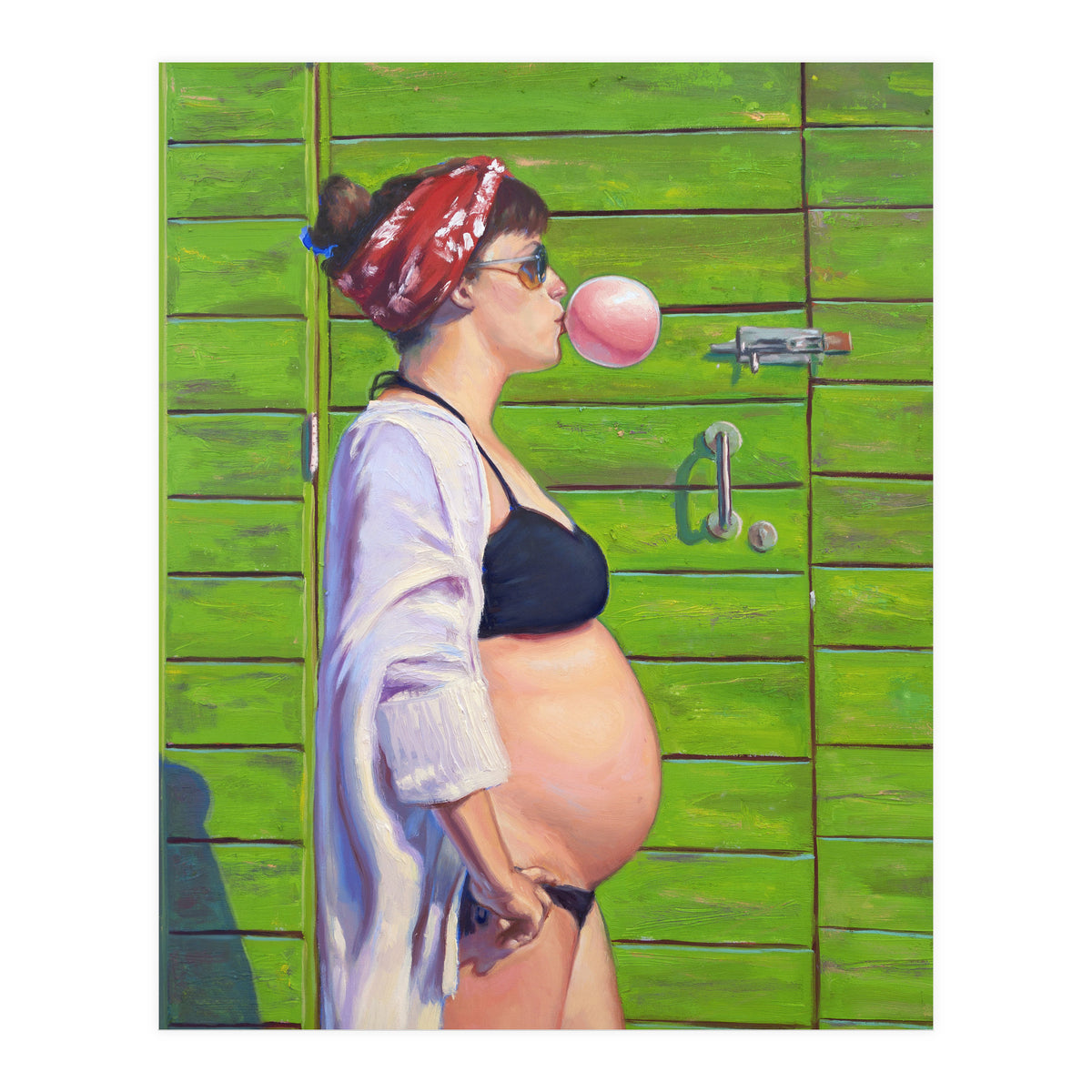 Pau At The Beach (Print Only)