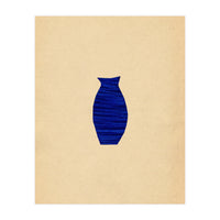 Ultramarine minimalist vase (Print Only)