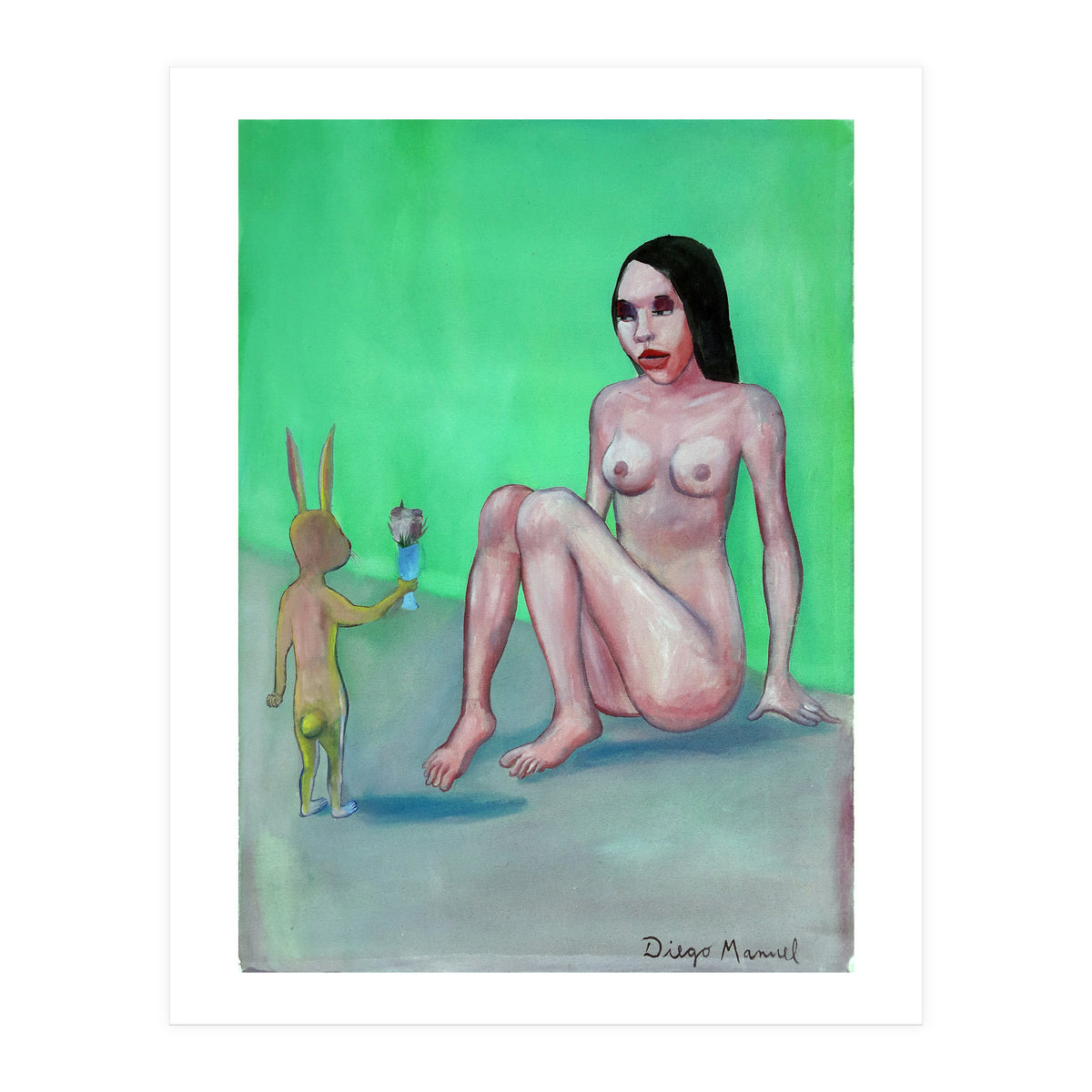 Conejo Enamorado 3 (Print Only)