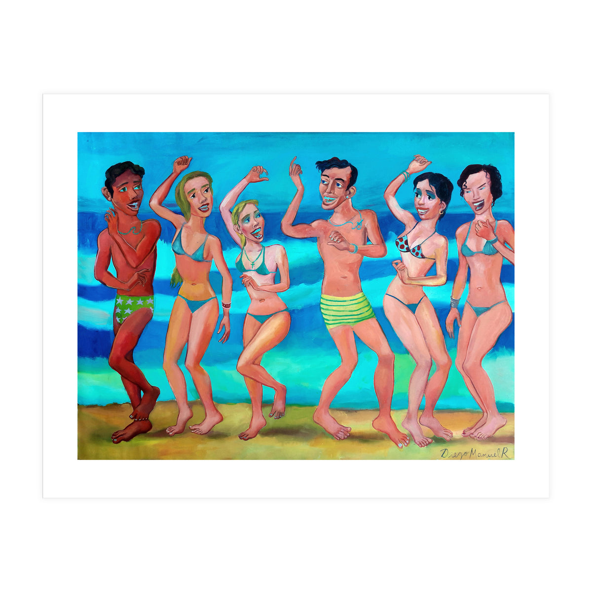 Punta Mogotes Beach (Print Only)