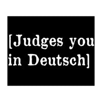 Judges You In Deutsch (Print Only)