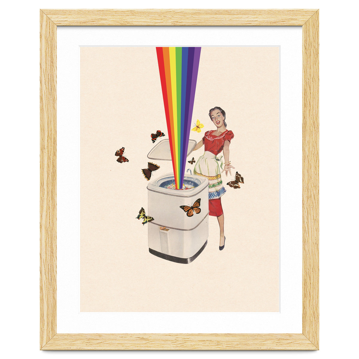 Rainbow Washing Machine
