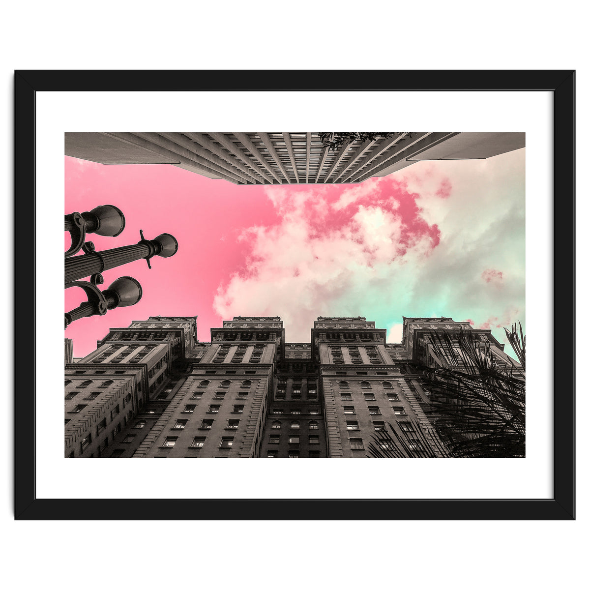 Pink Sky in São Paulo - Martinelli building