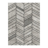 Concrete Chevron Pattern (Print Only)