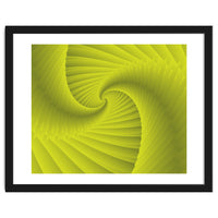 Spiral Fractal Green Art
