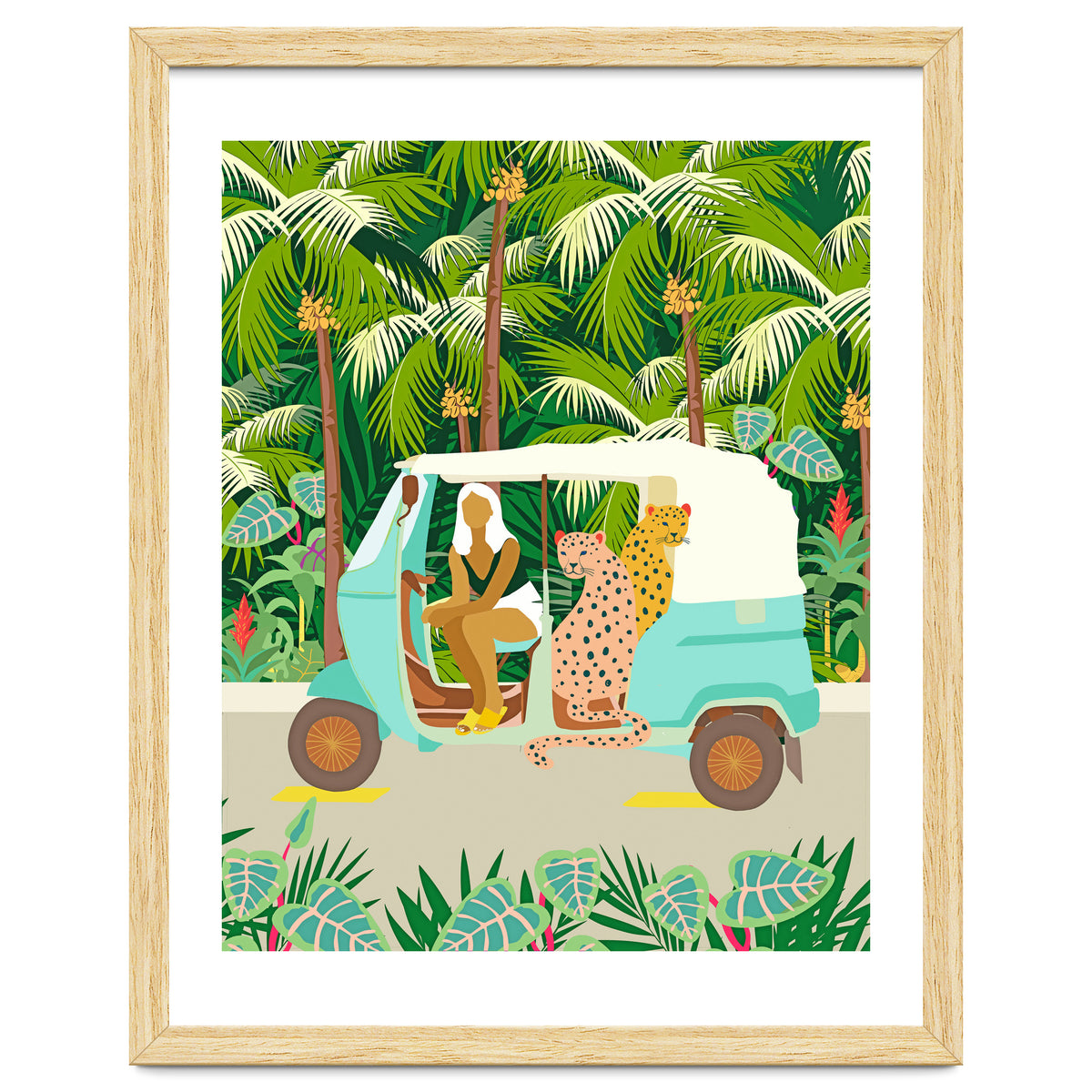 Rikshaw ride with Javan leopards in Bali | Tropical Nature Jungle Bohemian Wildlife Travel