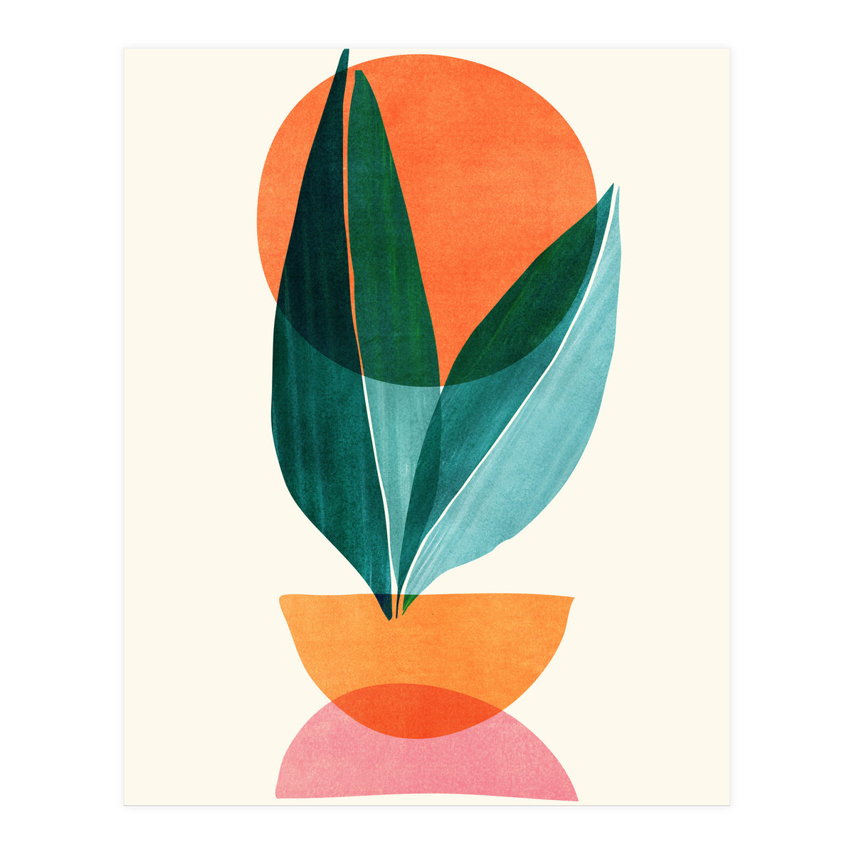 Abstract Nature Stack II (Print Only)