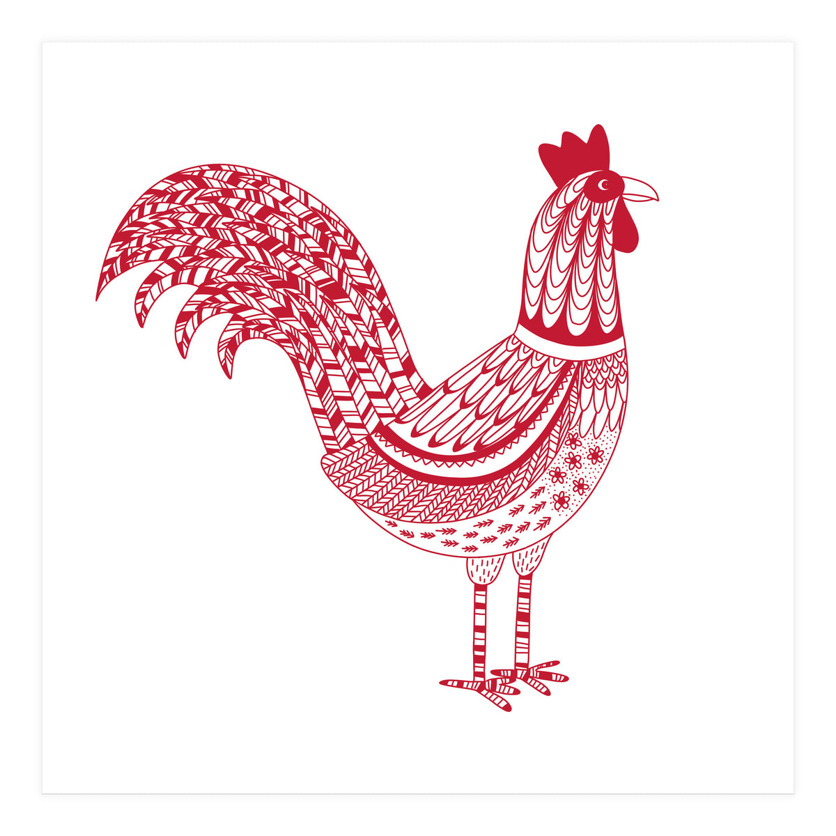 The Magnificent Rooster (Print Only)