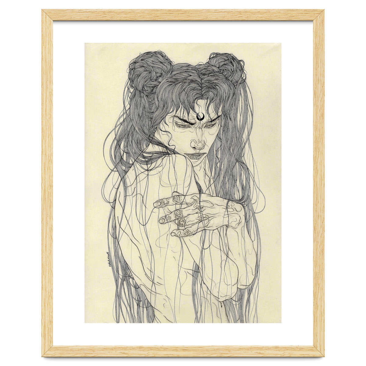 There is a dark moon rising inside of me