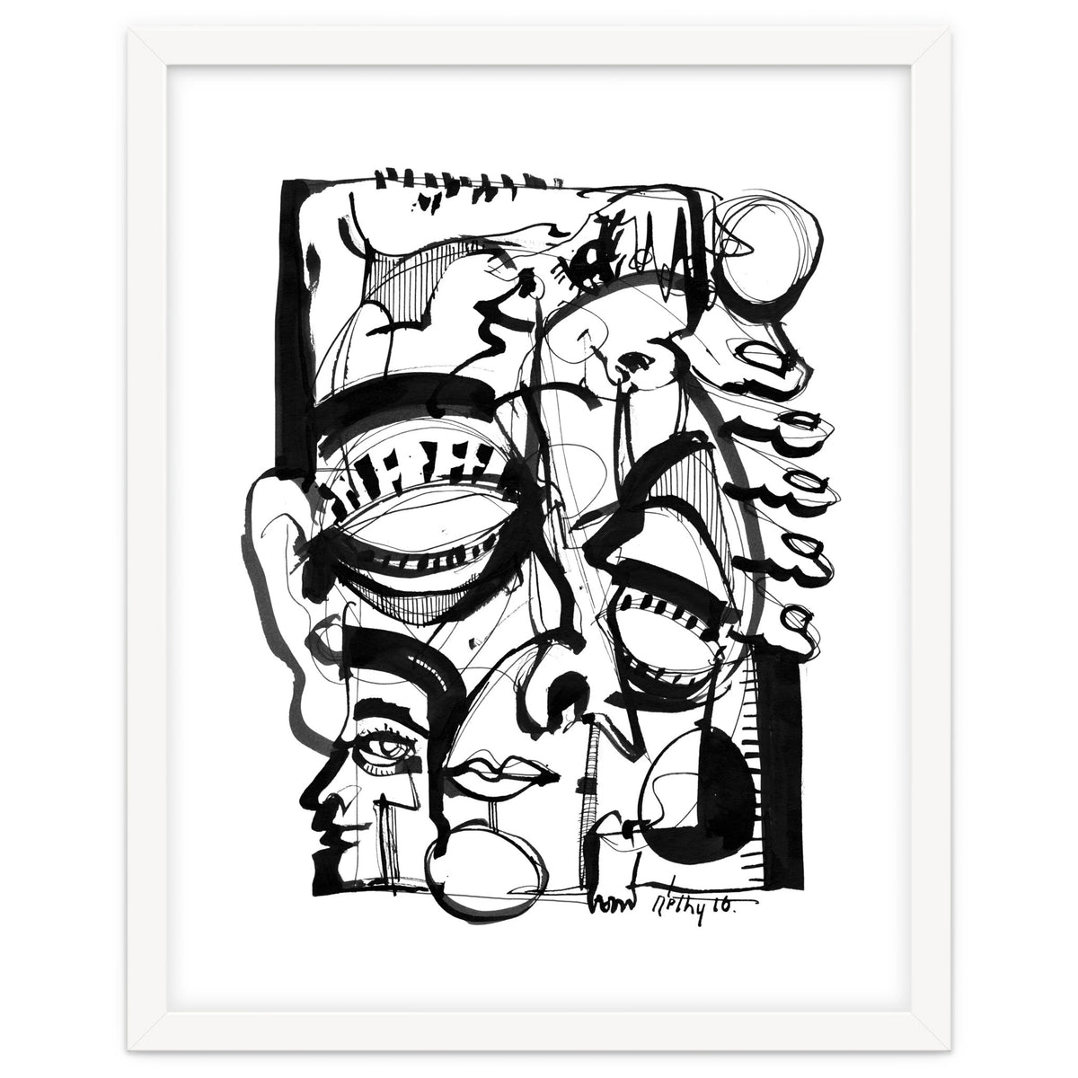 Weird Sensation - b&w