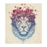 Floral Lion III (Print Only) thumbnail