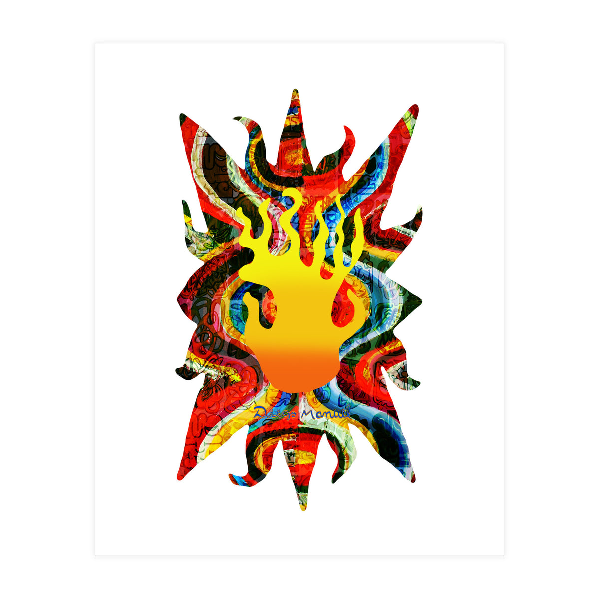 Fuego 17 Copia (Print Only)