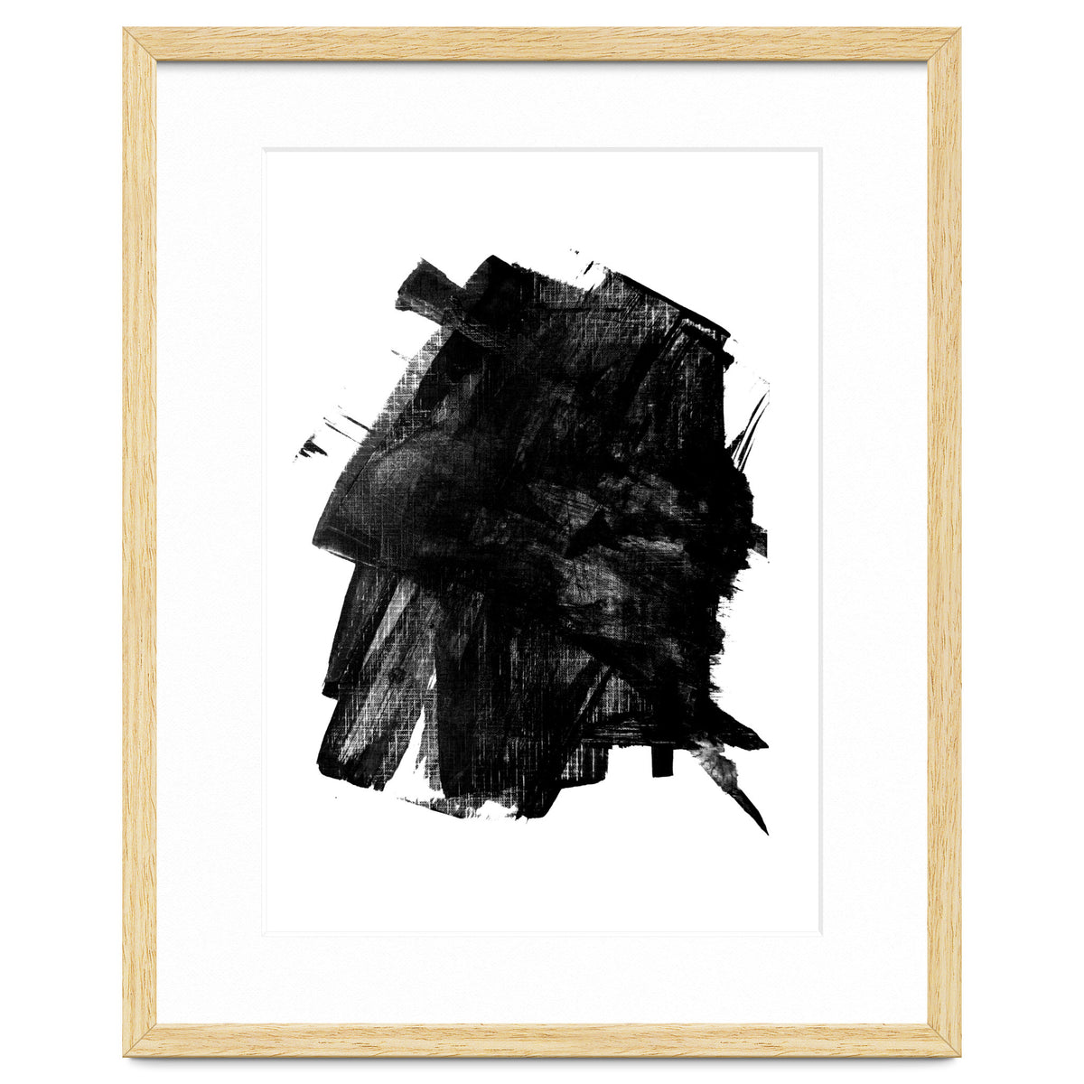 Minimalist Textured Brushstroke Art #3