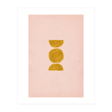 Pink and rust minimalist shapes (Print Only) thumbnail