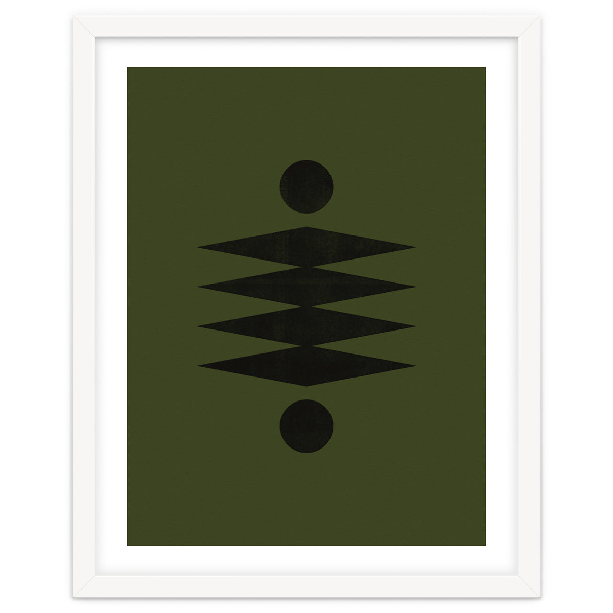 Mid-Century Modern No.19 - Woodblock Print