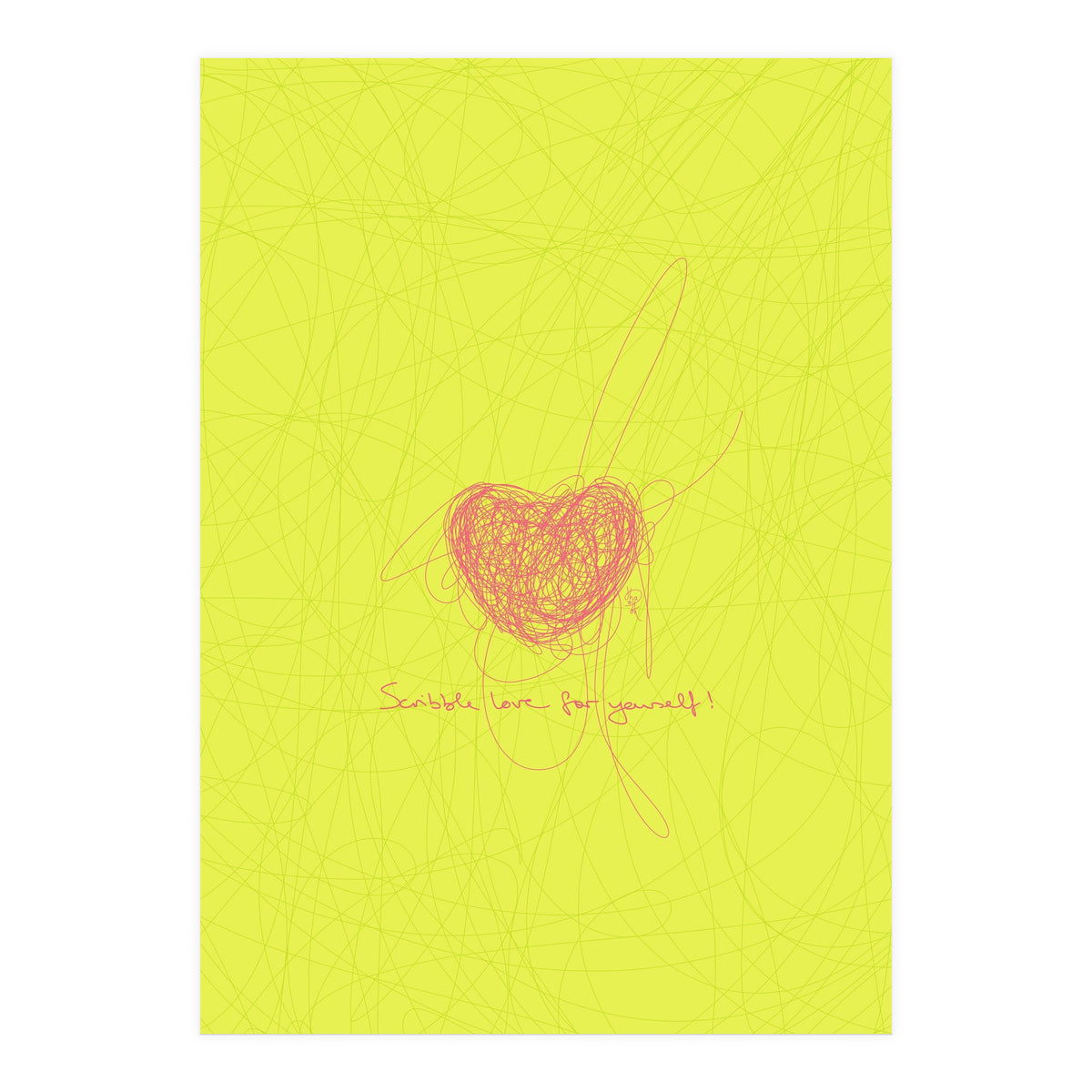Sentimental Scribble 1 (Print Only)