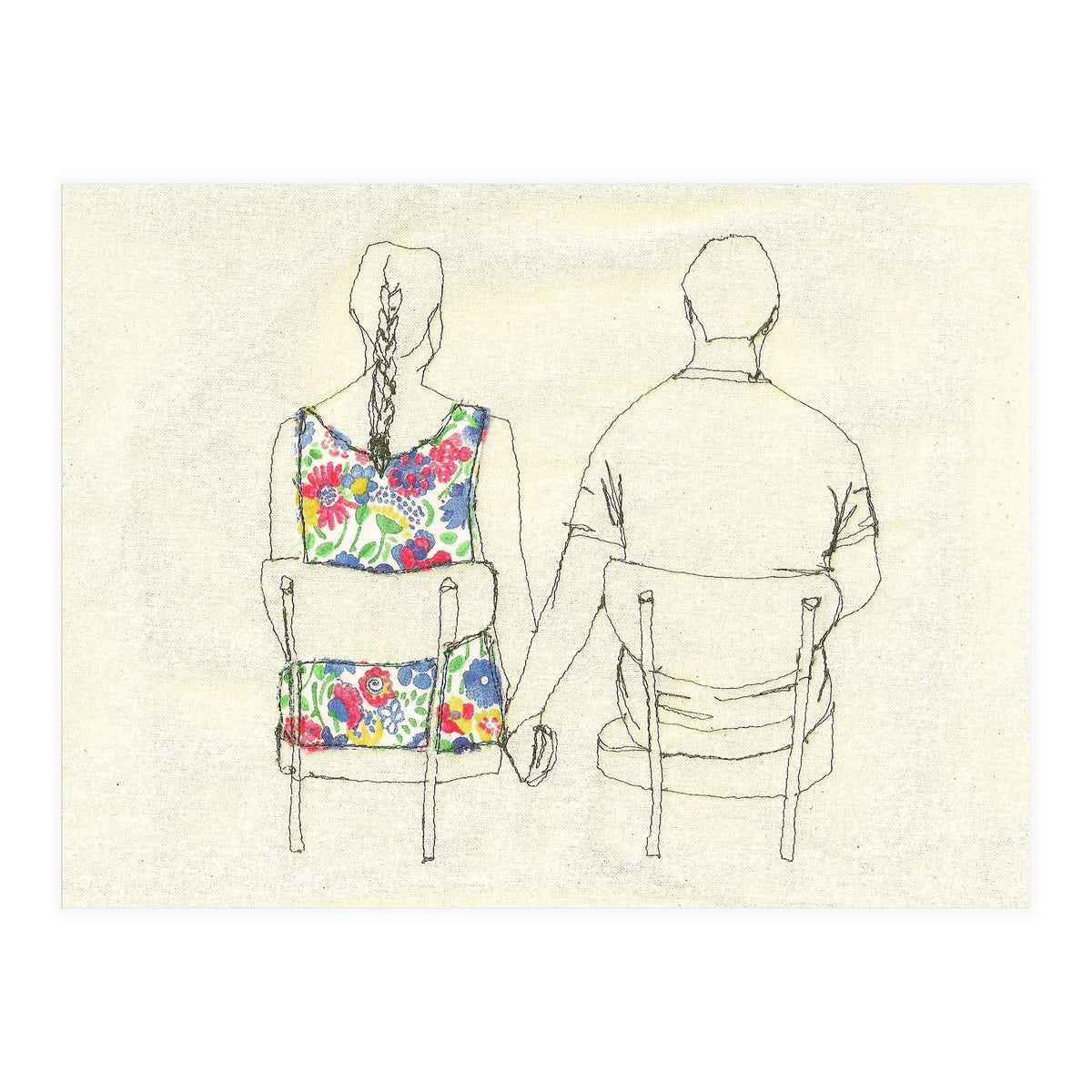 Colourful Couple Print (Print Only)