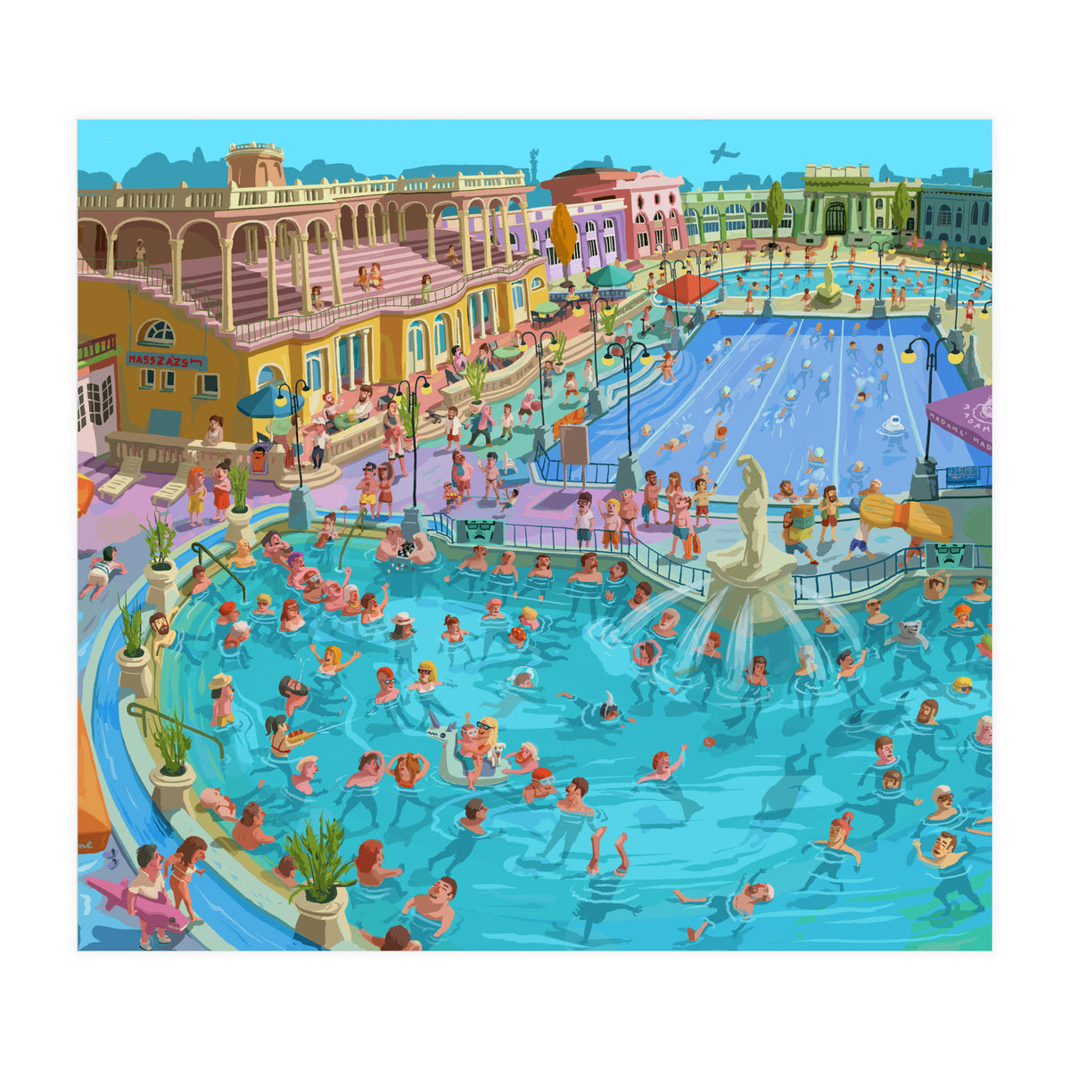 Szechenyi Thermal Spa, Budapest NC2 (Print Only)