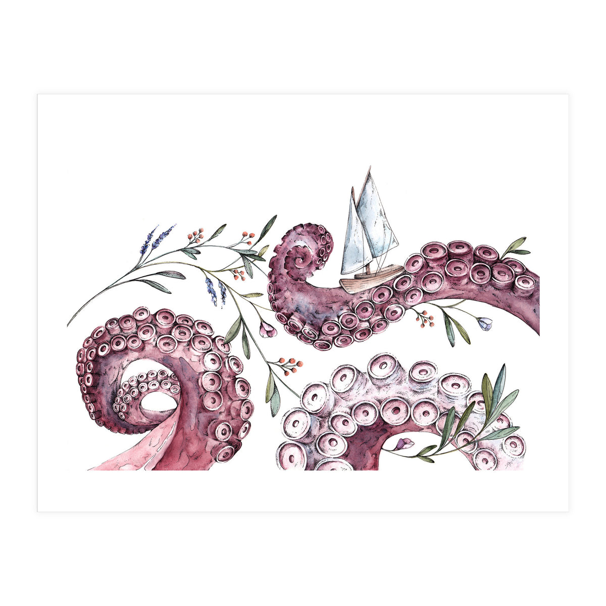 Tentacle adventures (Print Only)