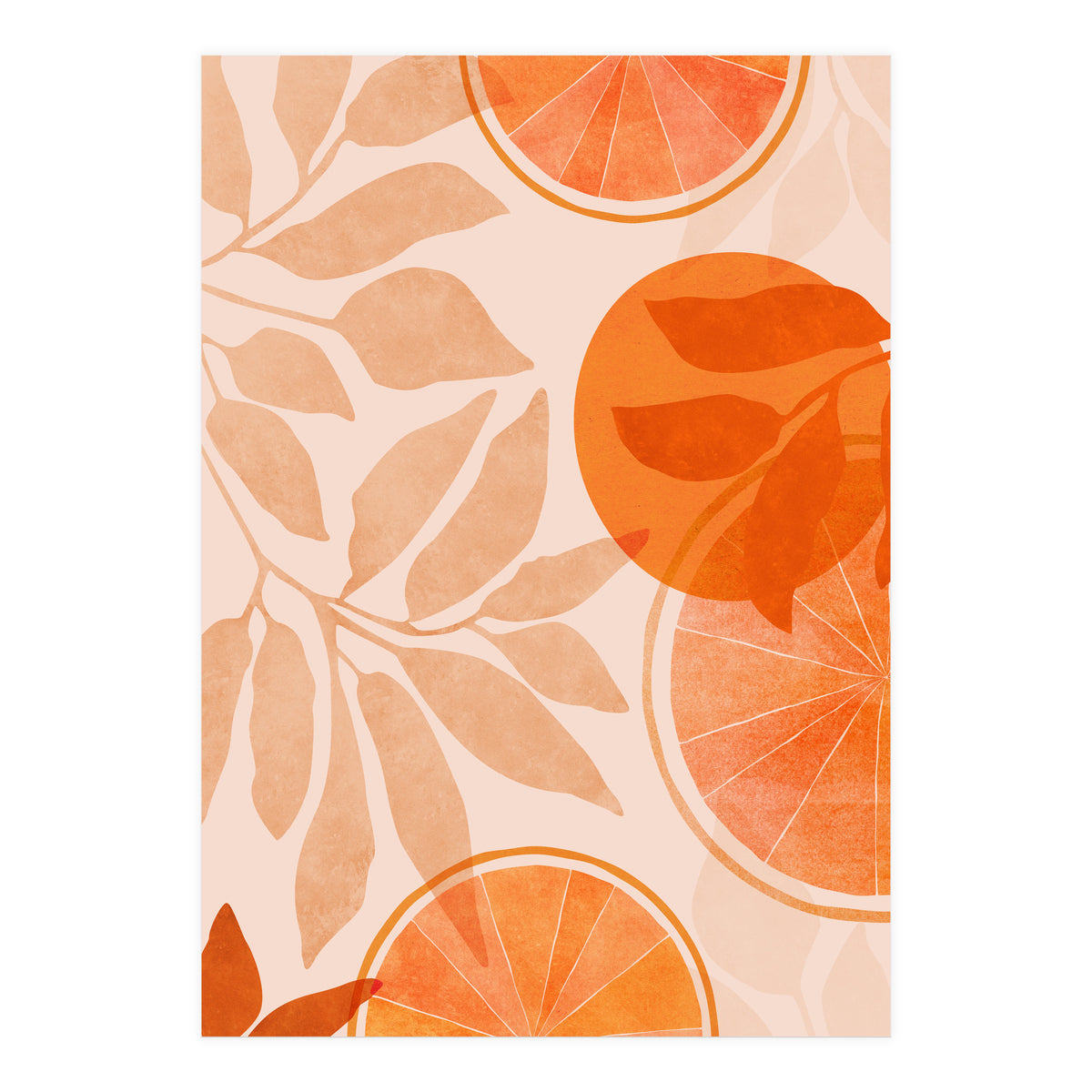 Orange Citrus Collage (Print Only)