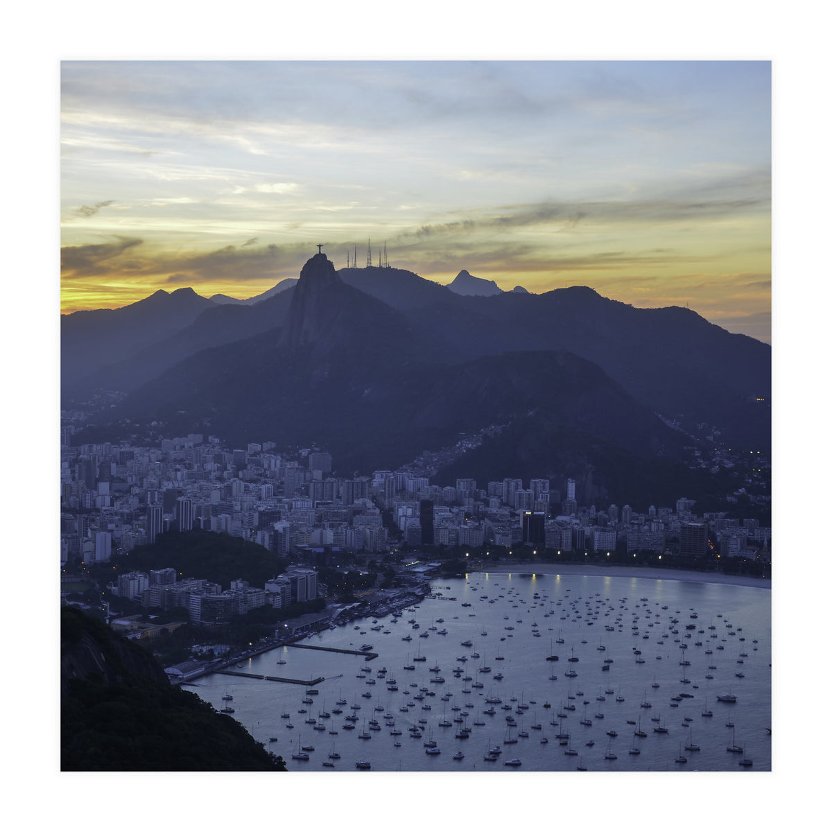 Carioca Sunset 3 1x1 (Print Only)