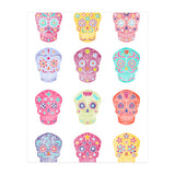 Watercolour Sugar Skulls (Print Only) thumbnail