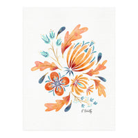 Protea Floral | Peach (Print Only)