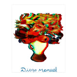Florero Fondo Turquesa 3d (Print Only) thumbnail