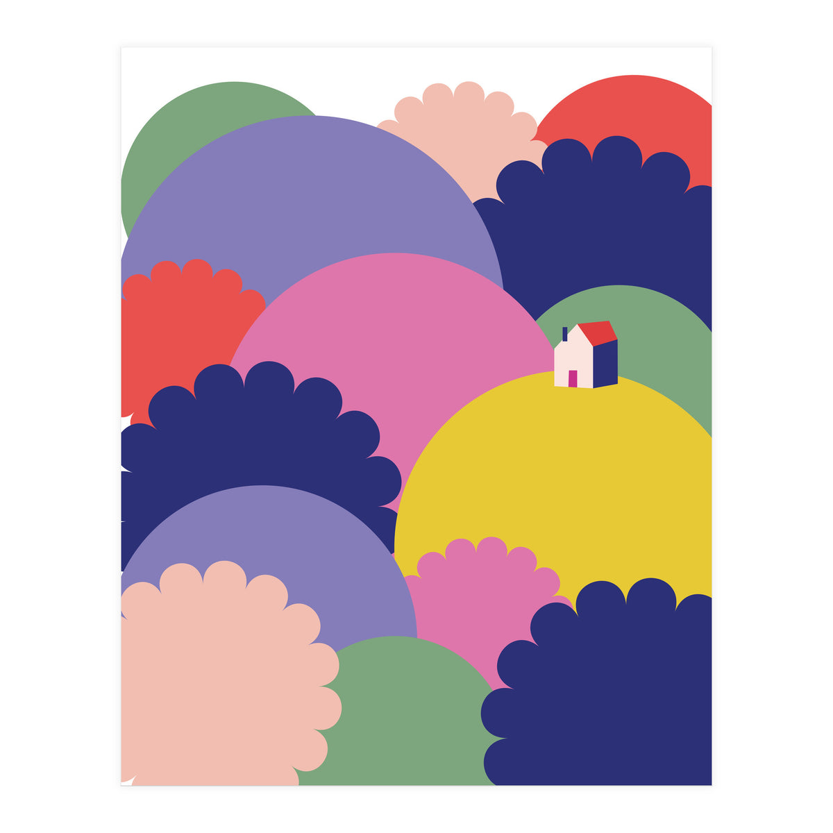 Mediterranean Landscape Rgb  (Print Only)