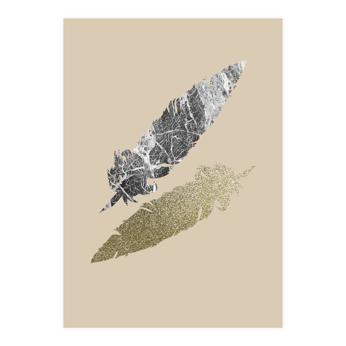 piuma oro (Print Only)