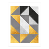 Gray and Gold Composition IV (Print Only) thumbnail