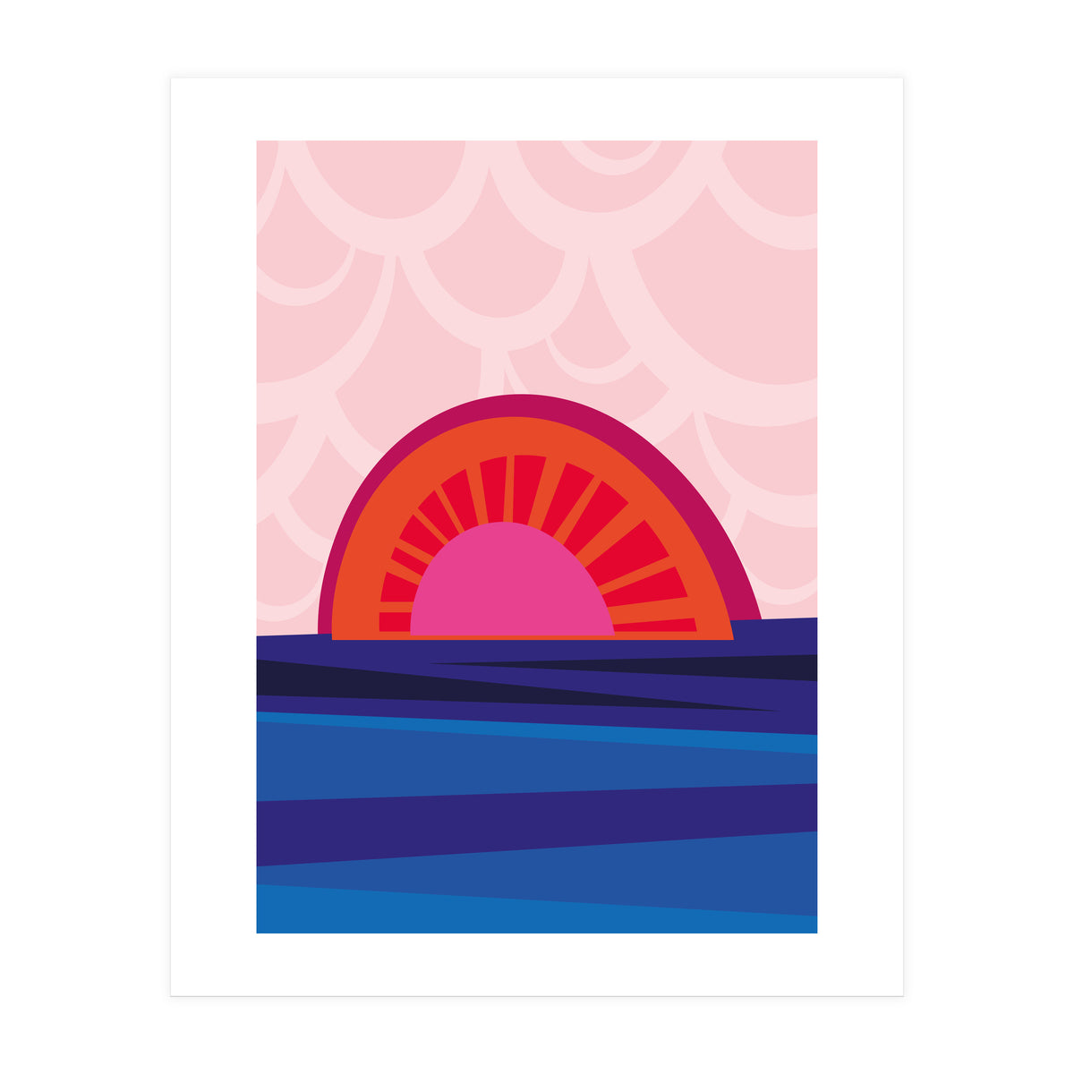 Retro Sunset (Print Only)
