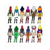Superheroine Butts (Print Only) thumbnail