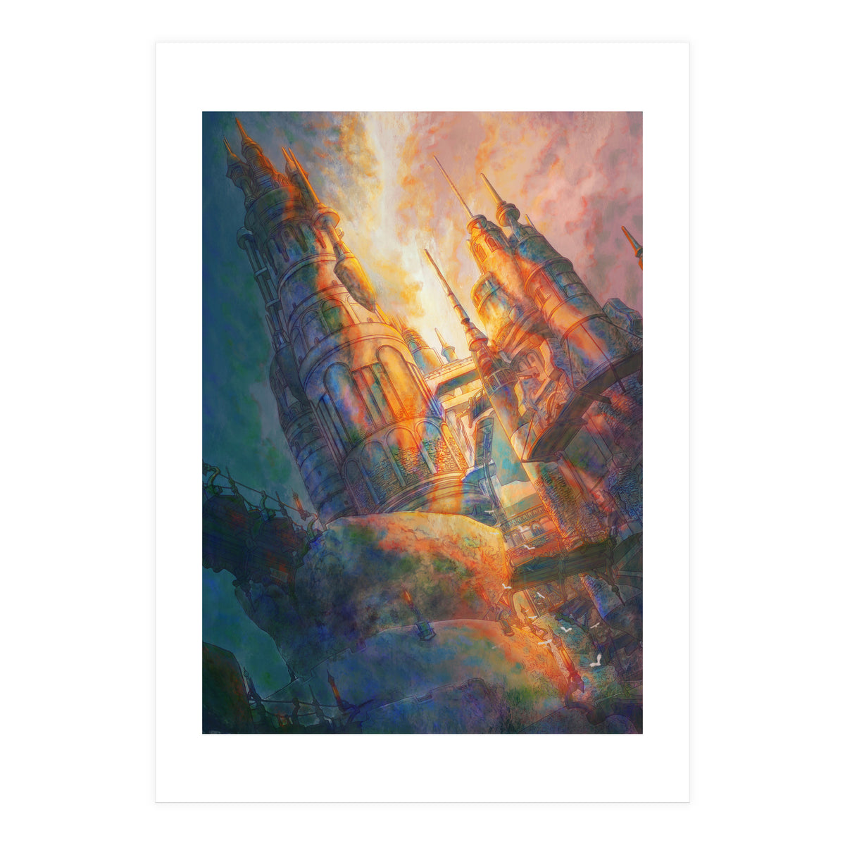 Limsa Lominsa At Dawn (Print Only)