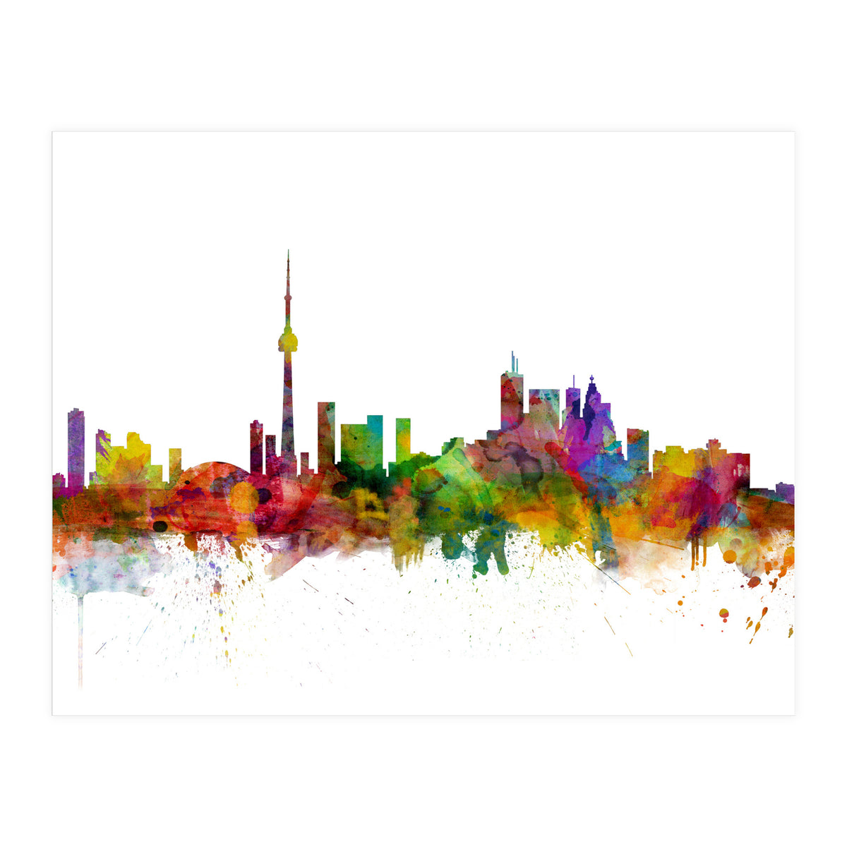 Toronto Canada Skyline (Print Only)