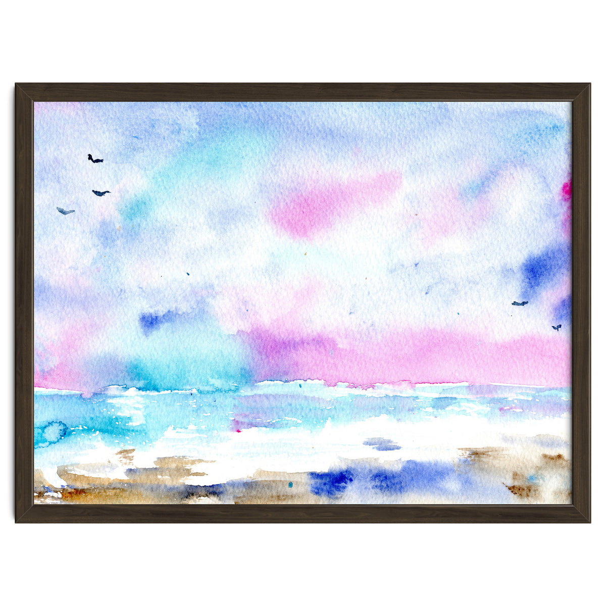 Tenderness of the sea || watercolor