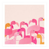 Florida Flamingos (Print Only) thumbnail