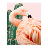 Flamingo & Cactus (Print Only) thumbnail