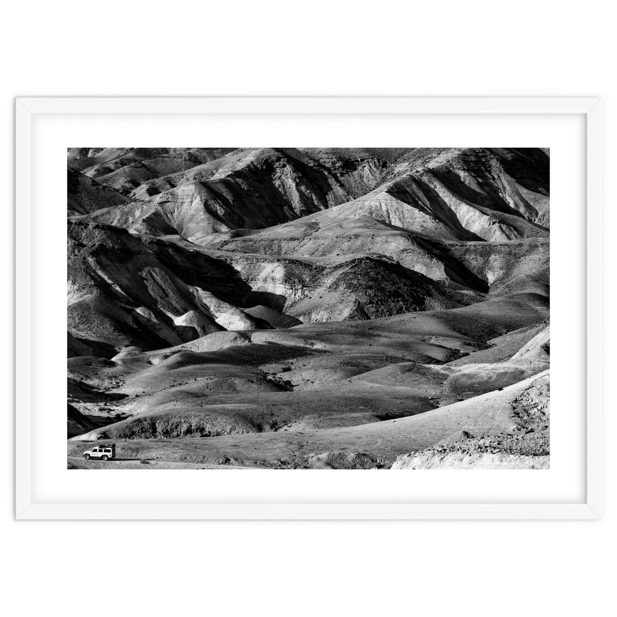 Driving across the Judean Desert